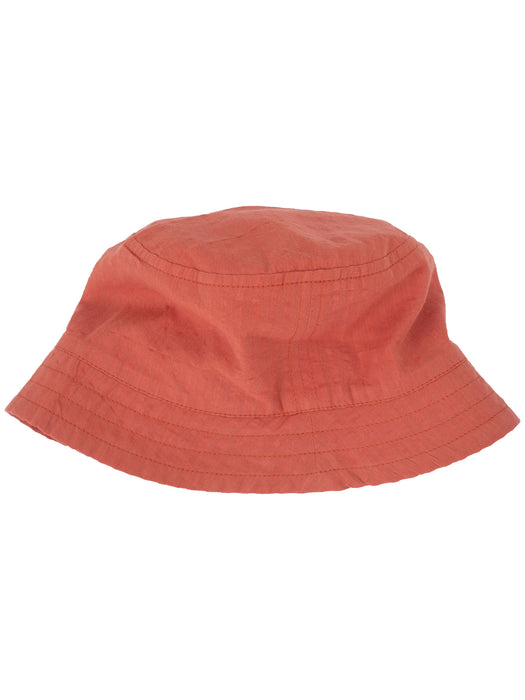 Serendipity Seersucker Bucket Hat - Dusty Red